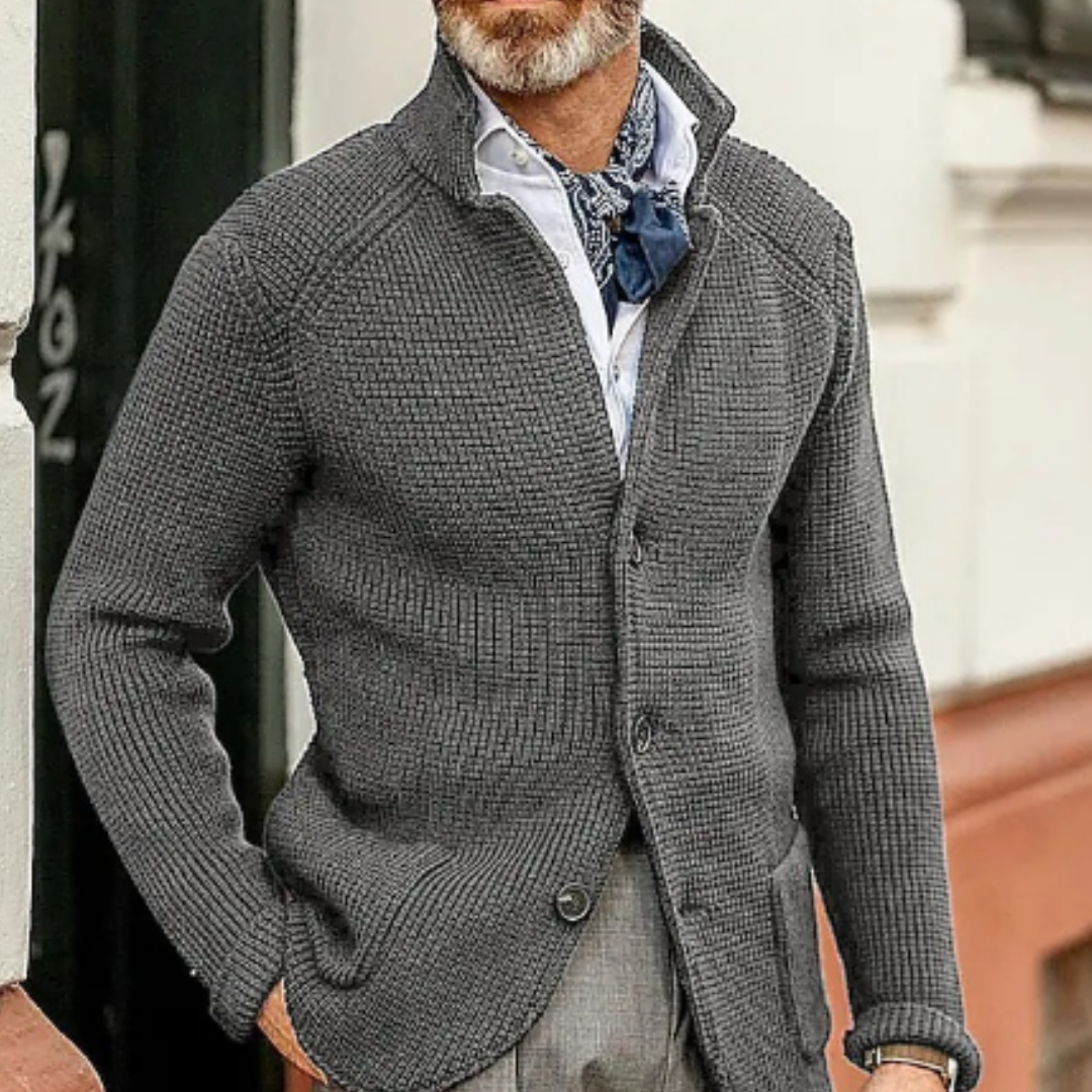 Mathew | Winter Warm Knitted Cardigan For Men