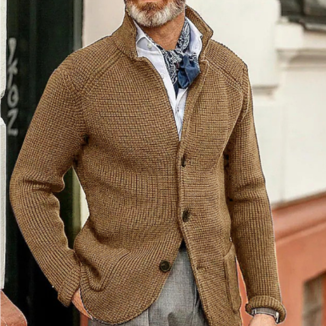 Mathew | Winter Warm Knitted Cardigan For Men