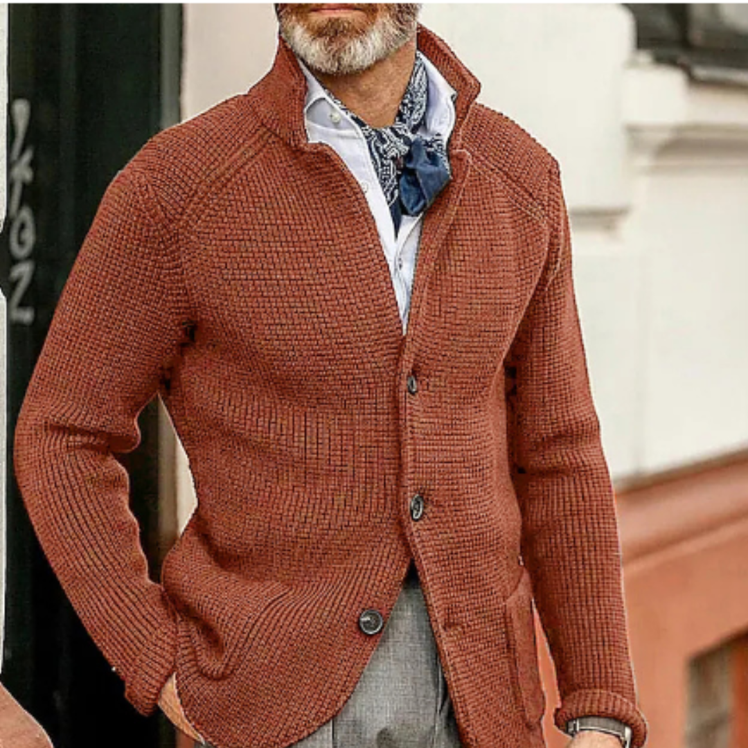 Mathew | Winter Warm Knitted Cardigan For Men