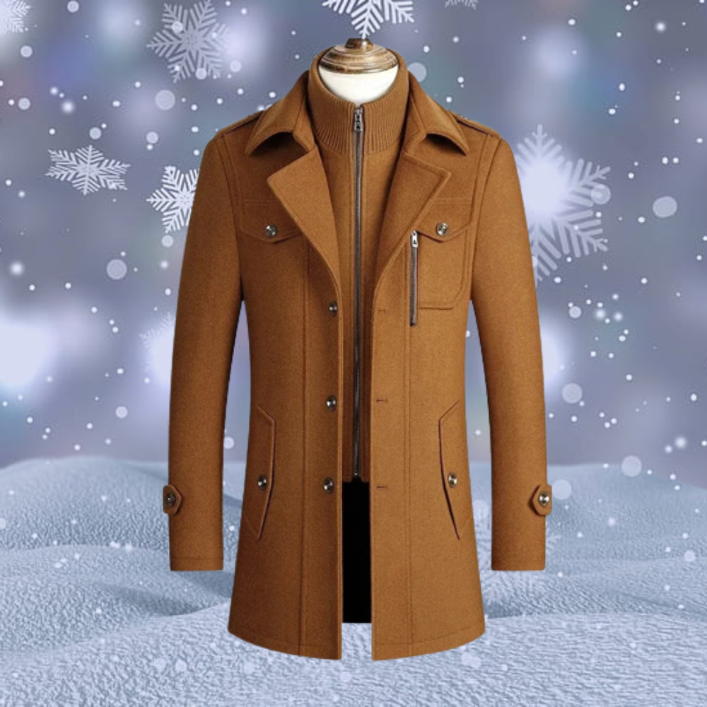 Eamon - Luxurious wool winter coats for men