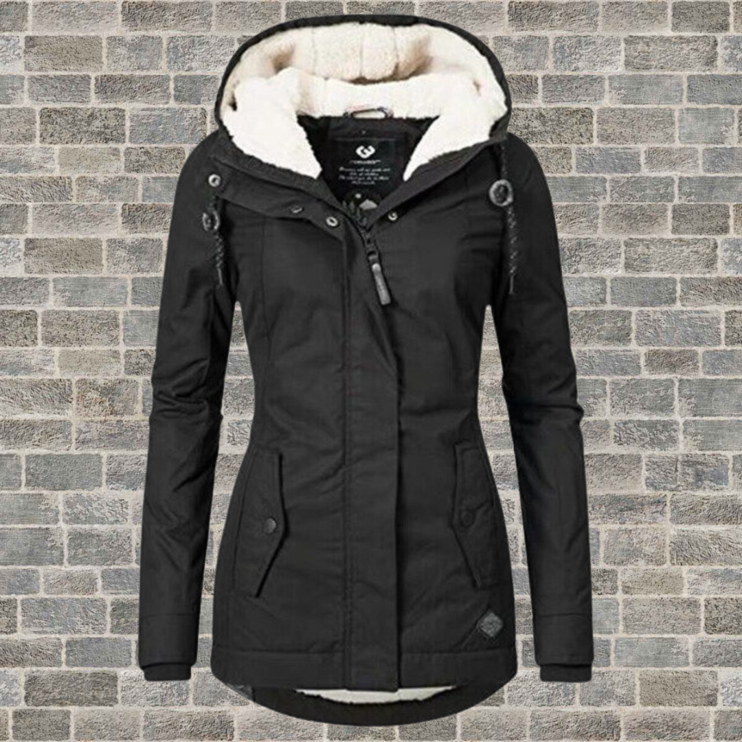 Adelhaideliyana | Hooded Winter Parka Jacket For Women