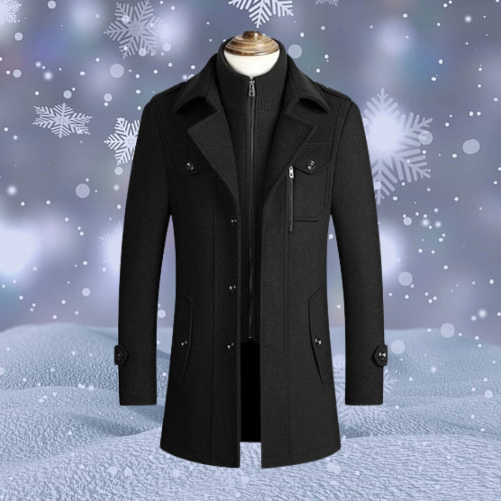 Eamon - Luxurious wool winter coats for men