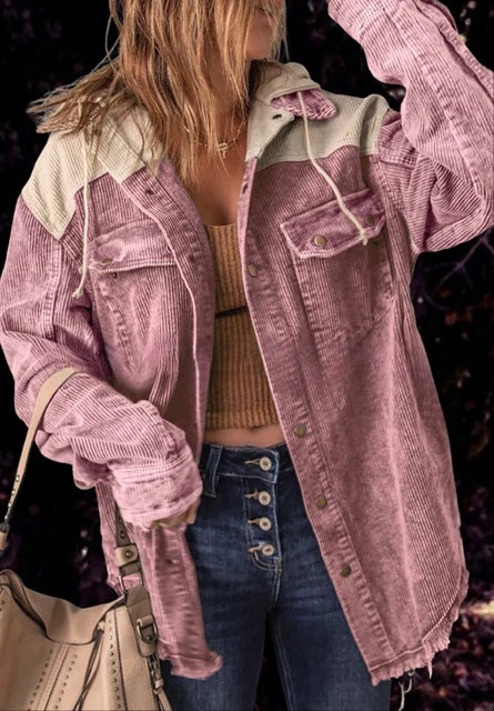 Viviana - Corduroy Retro Coloured Jacket