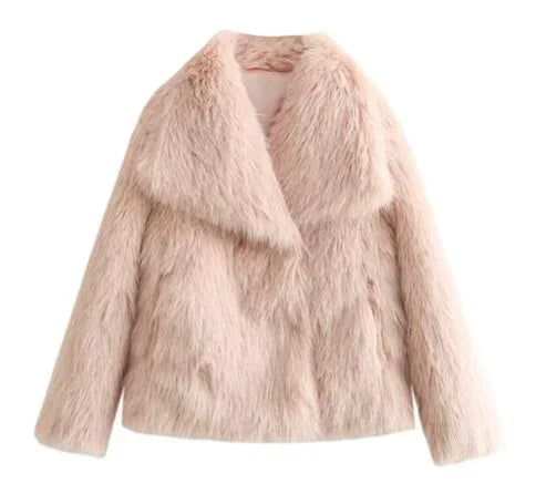 Sonia™ - Synthetic Fur Coat