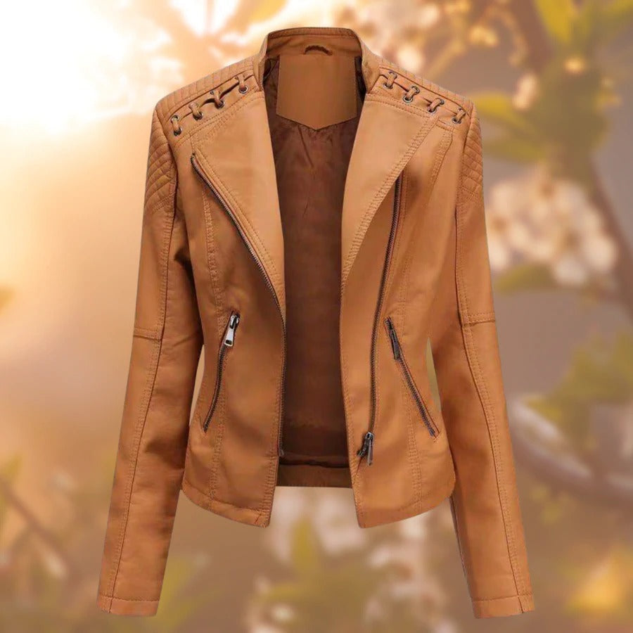 Stylish leather jacket