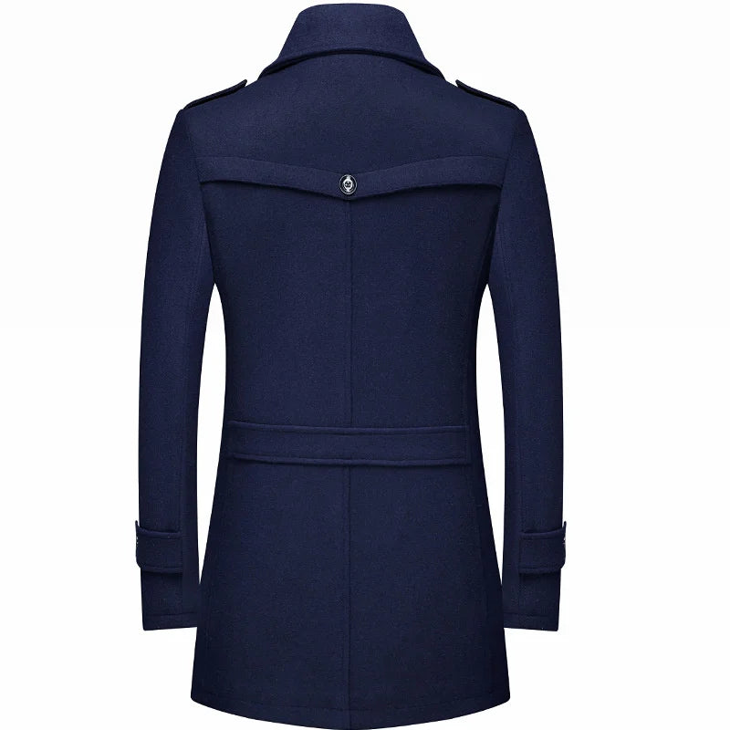 Coat with lining for men