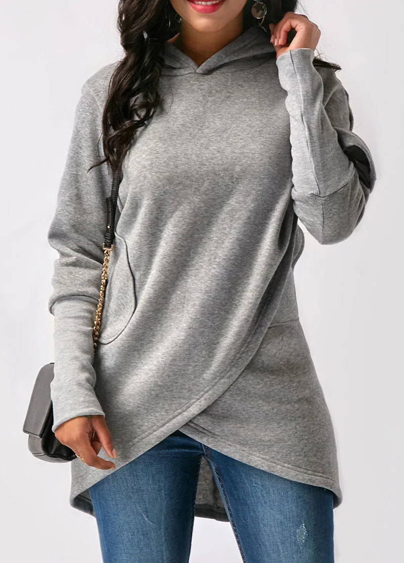 Ladies hooded jumper