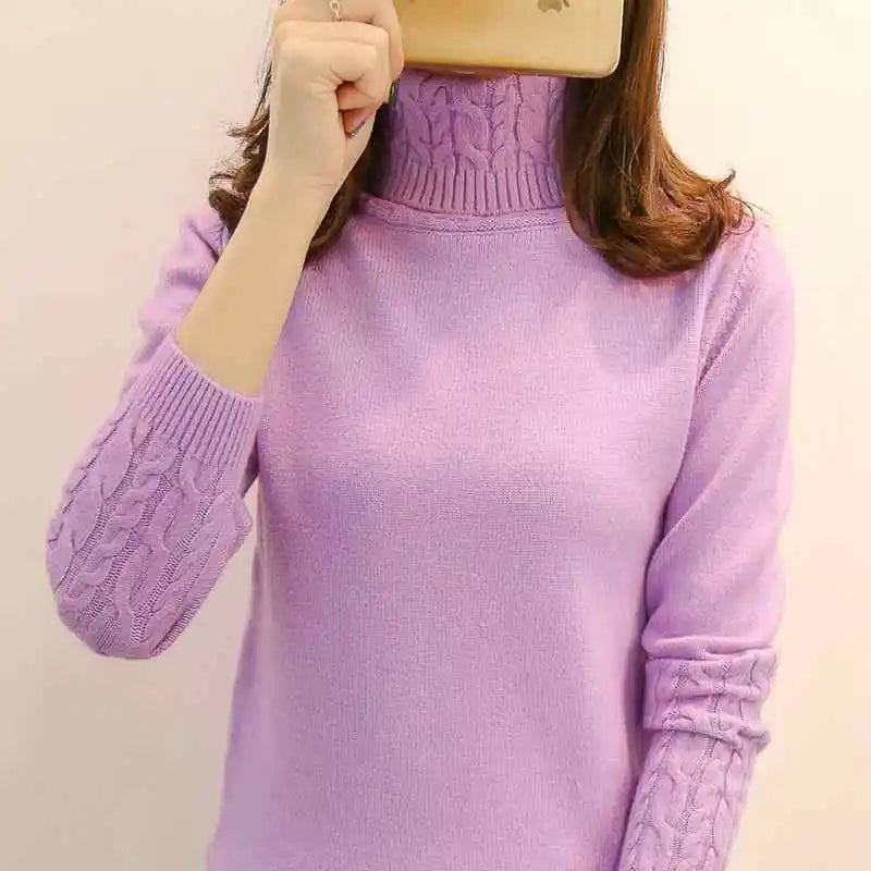 Warm Turtleneck Sweater for women