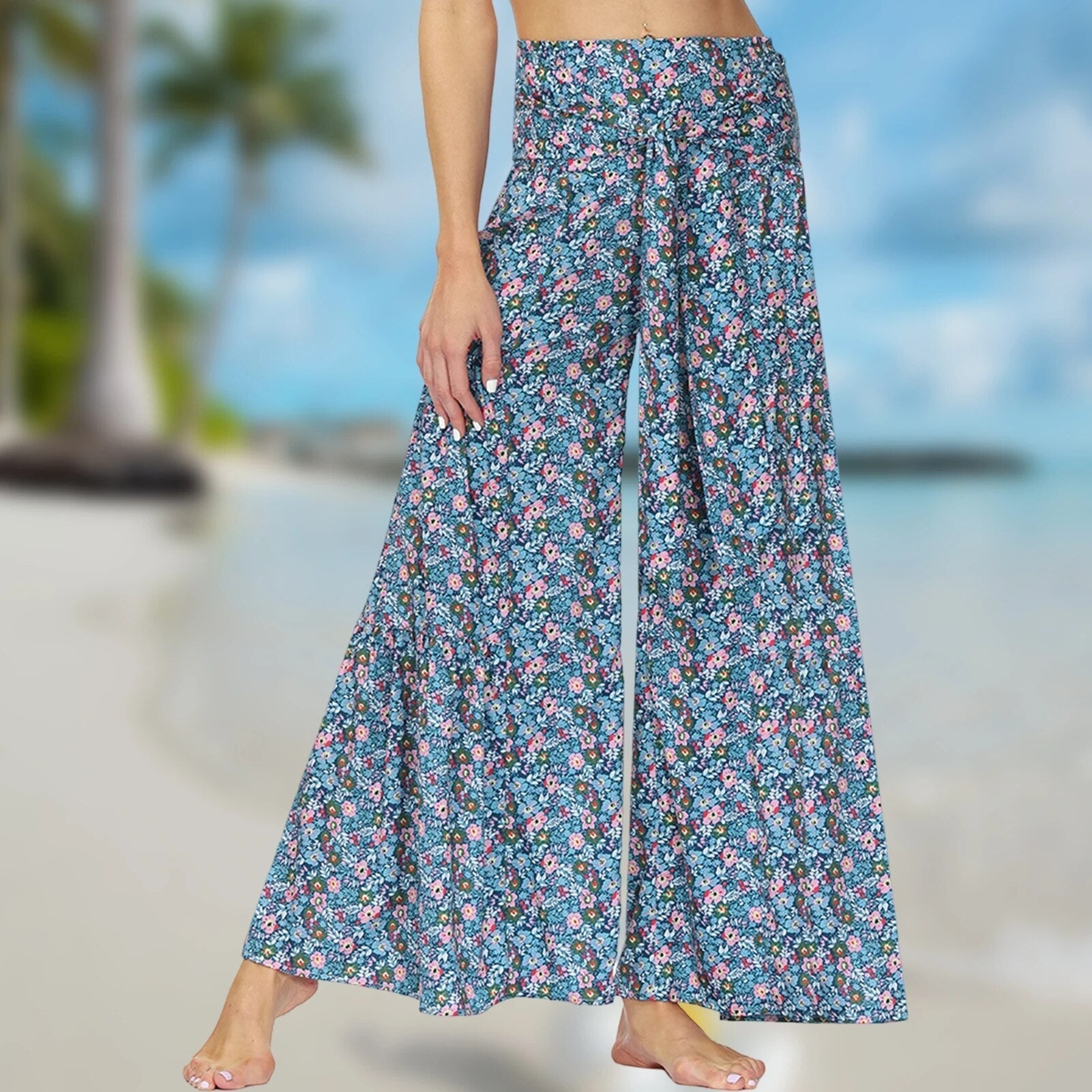 Bohemian style trousers