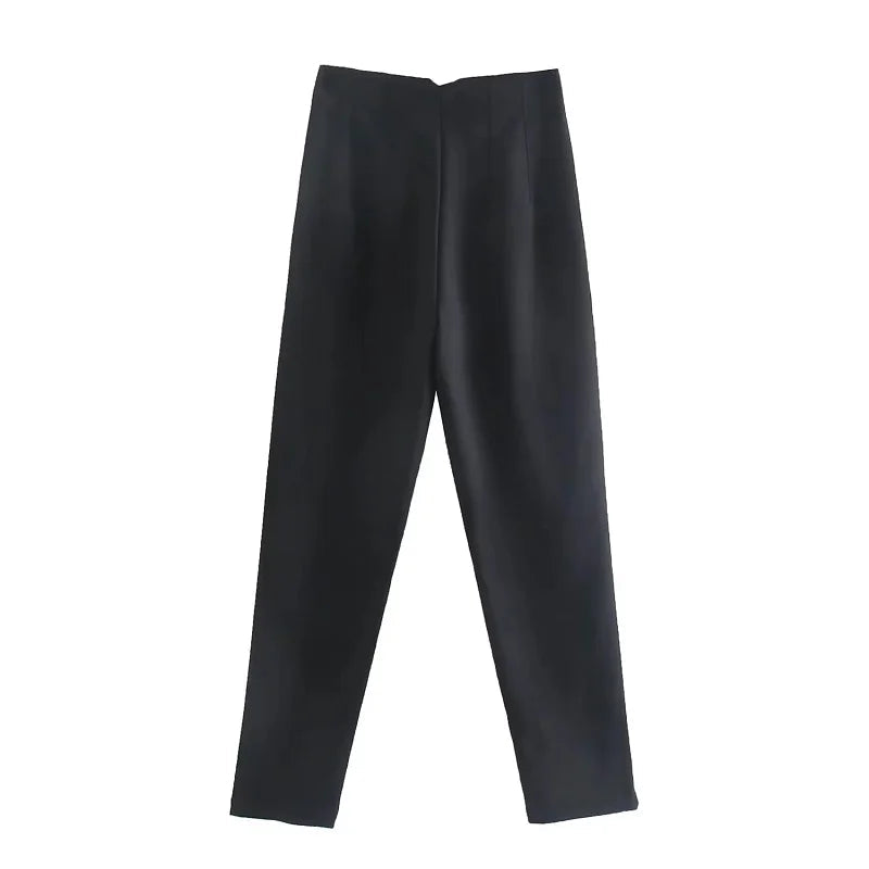 Claude™ - Elegant High-Waisted Trousers