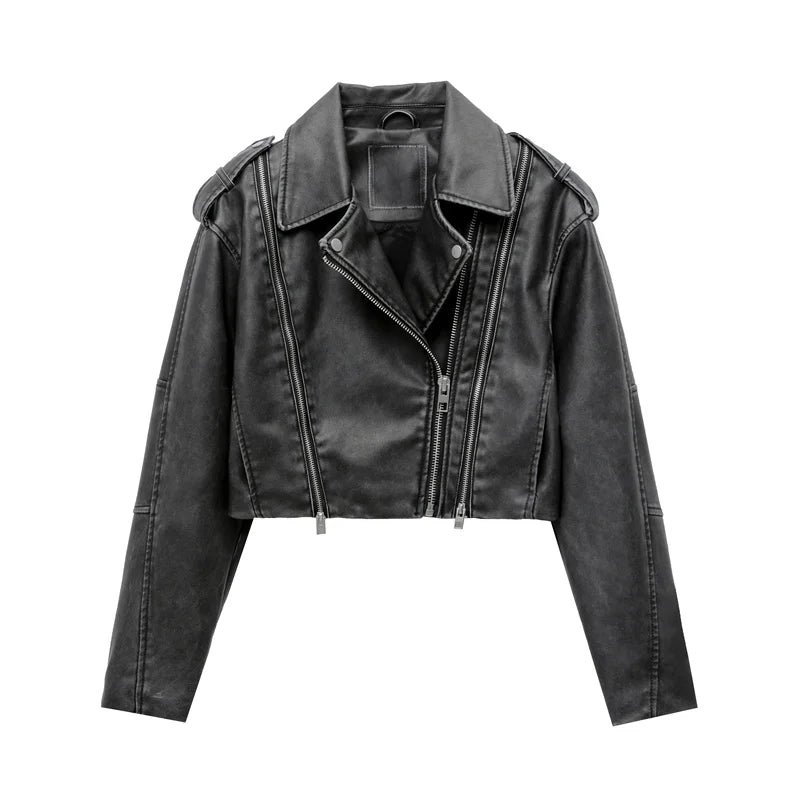 Estella - Stylish Retro Cropped Jacket