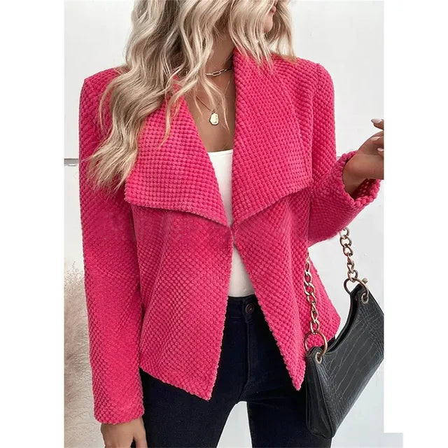 Fashionable woollen jacket for women