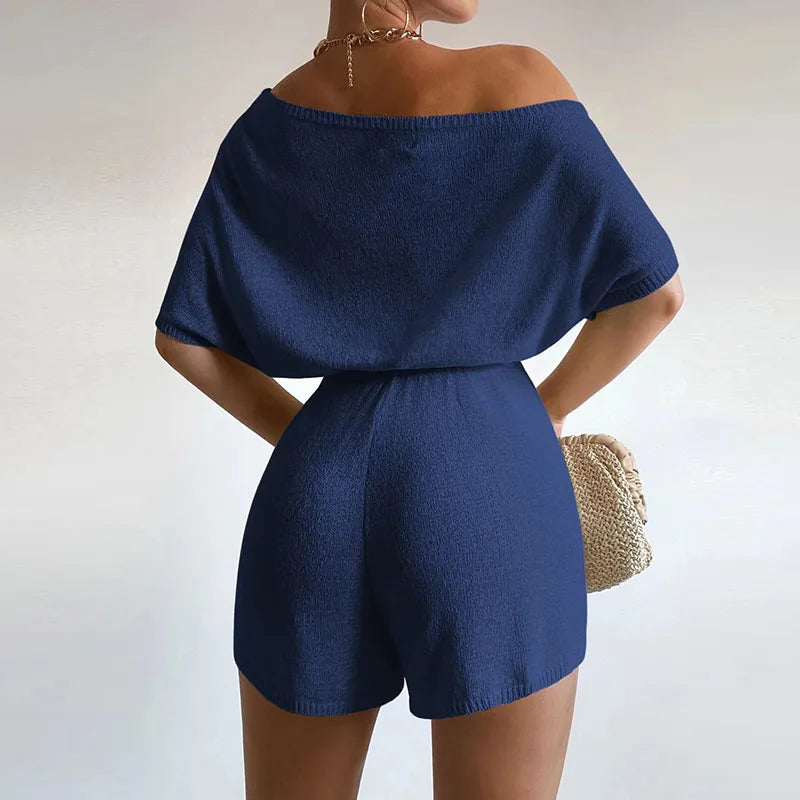 Anais - Shoulder-hugging romper