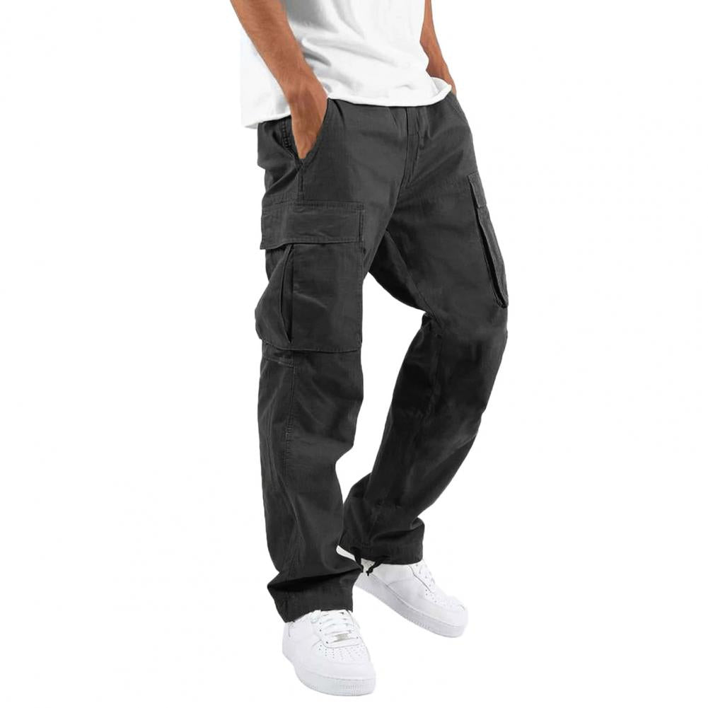 Cargo trousers with straight leg