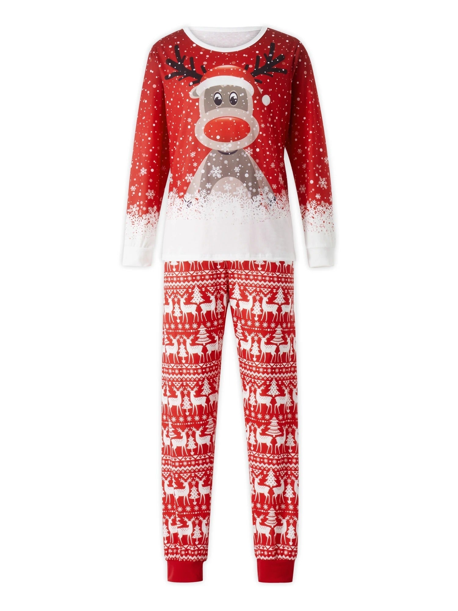 SyncStyle - Snowflake Matching Family Christmas Pajamas Set