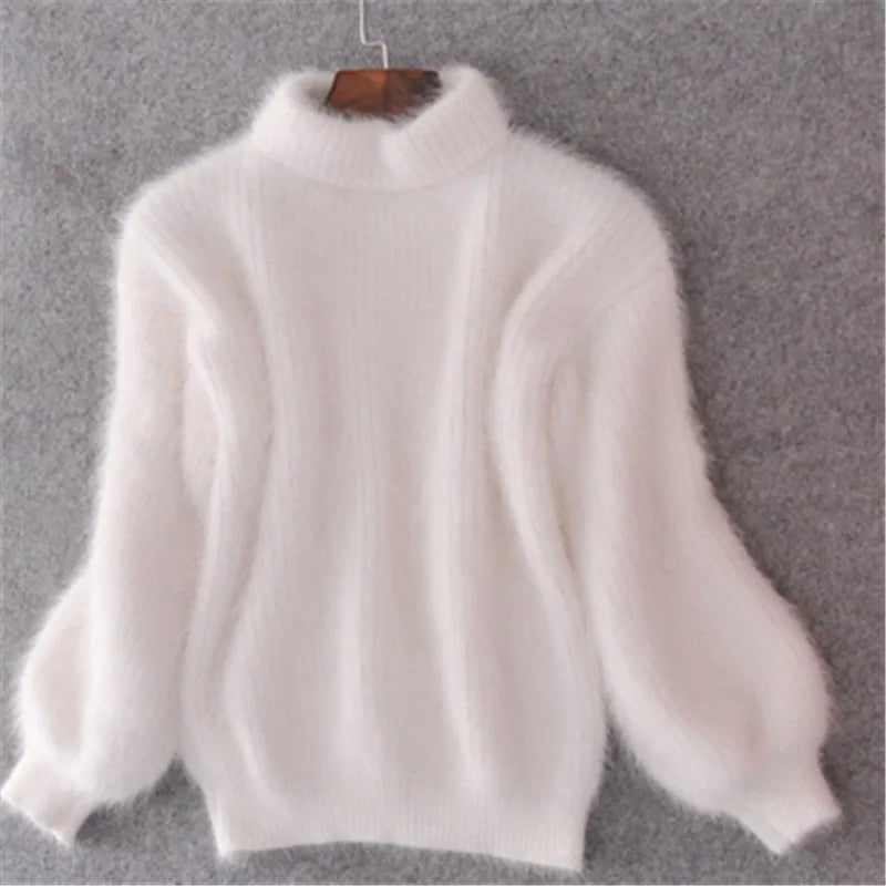 Idalia™ - Vintage Angora Knit Sweater