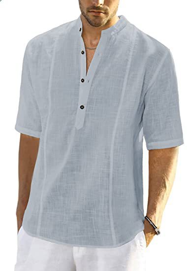 Comfortable casual shirts made of linen