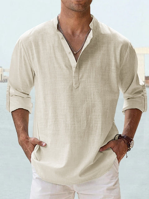 Cristofer™ - Elegant Linen Shirt for Men