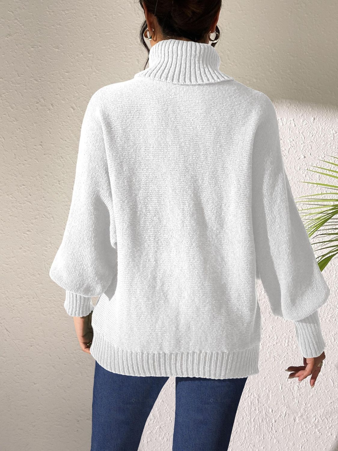 Turtleneck Long Sleeve Sweater