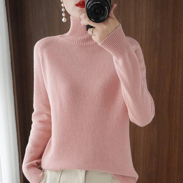 Rosanna™ - Cashmere turtleneck jumper