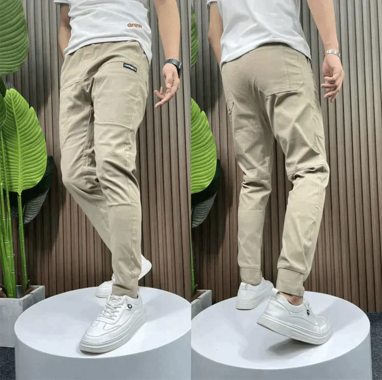 Cristopher™ - Elastic Cargo Trousers