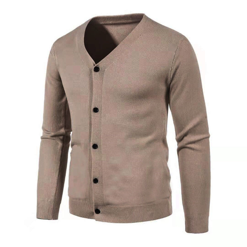 Chunky casual jacket with V-neck