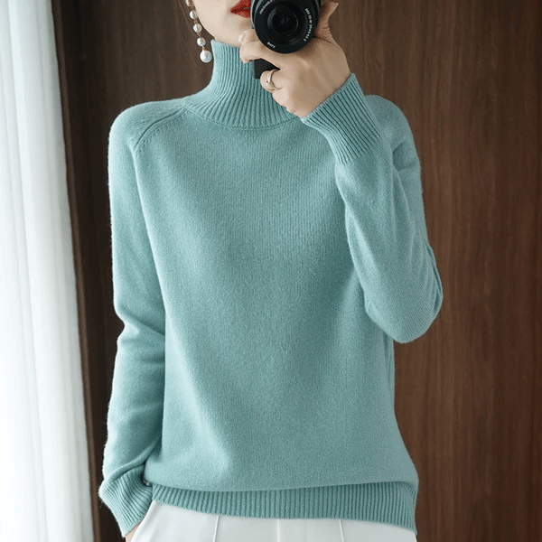 Rosanna™ - Cashmere turtleneck jumper