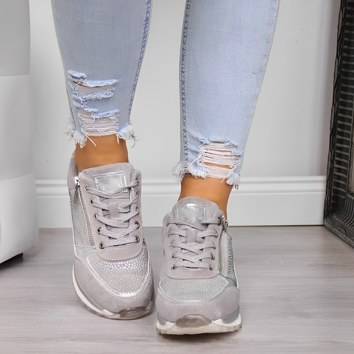 Eliana | Zip-up sneakers