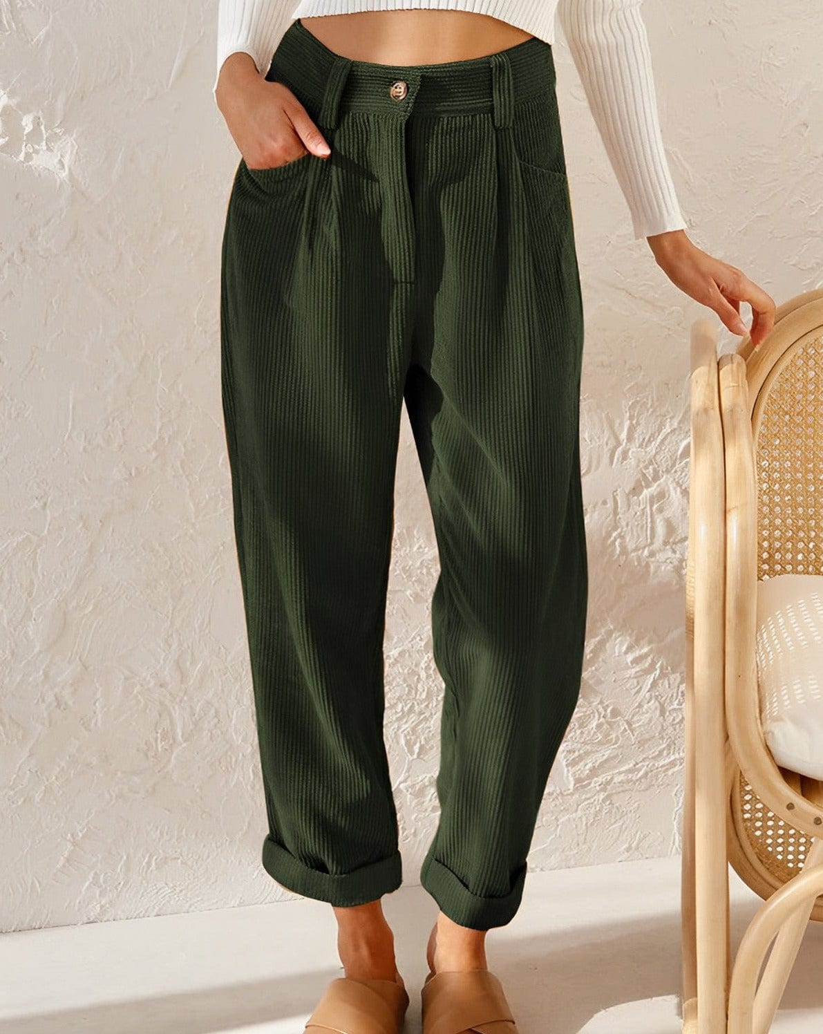 JULIA | Elegant corduroy pants