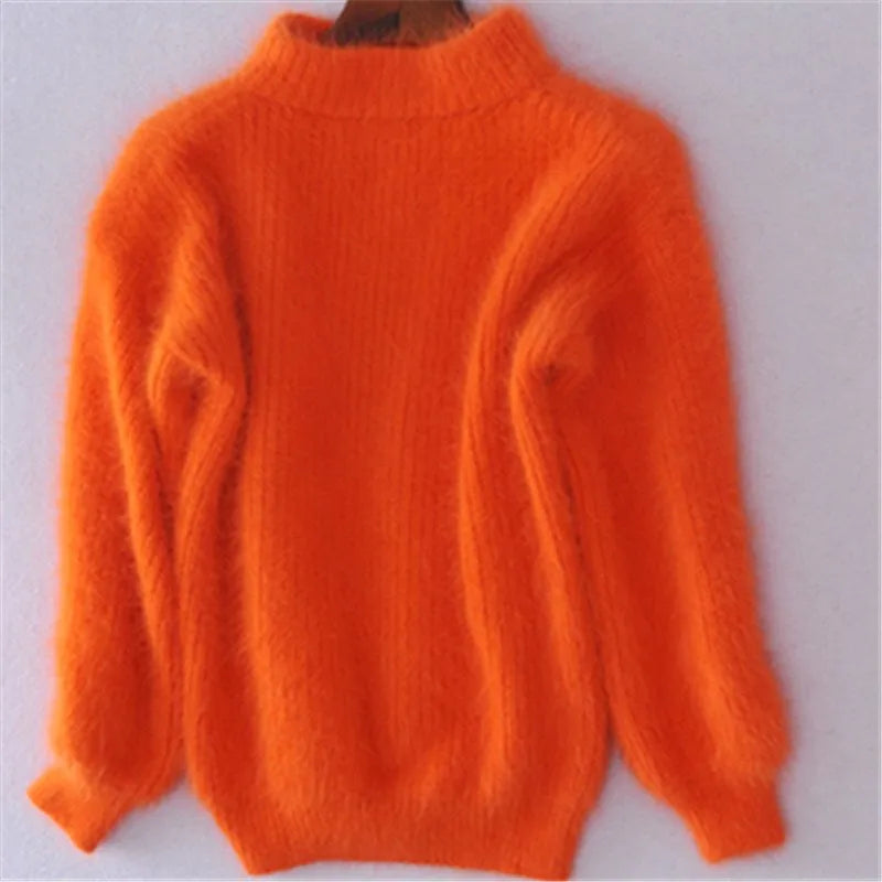 Idalia™ - Vintage Angora Knit Sweater