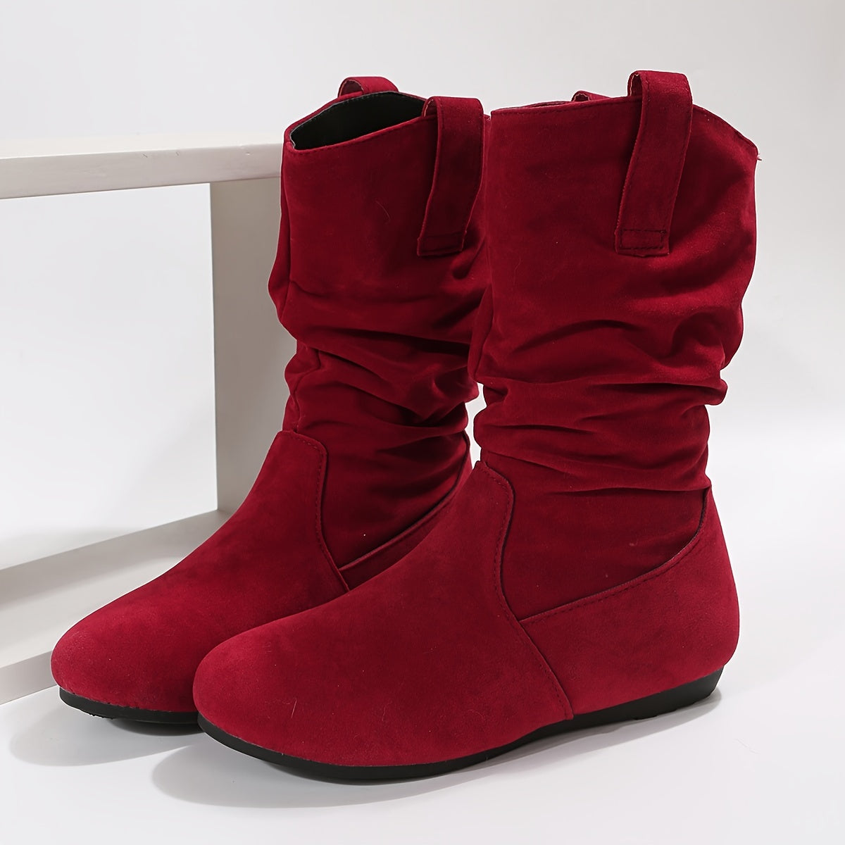 Warm ankle boot with soft lining