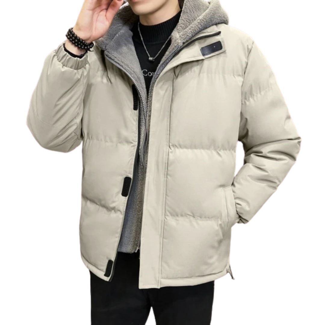 Men's Hooded Puffer Ski Jacket