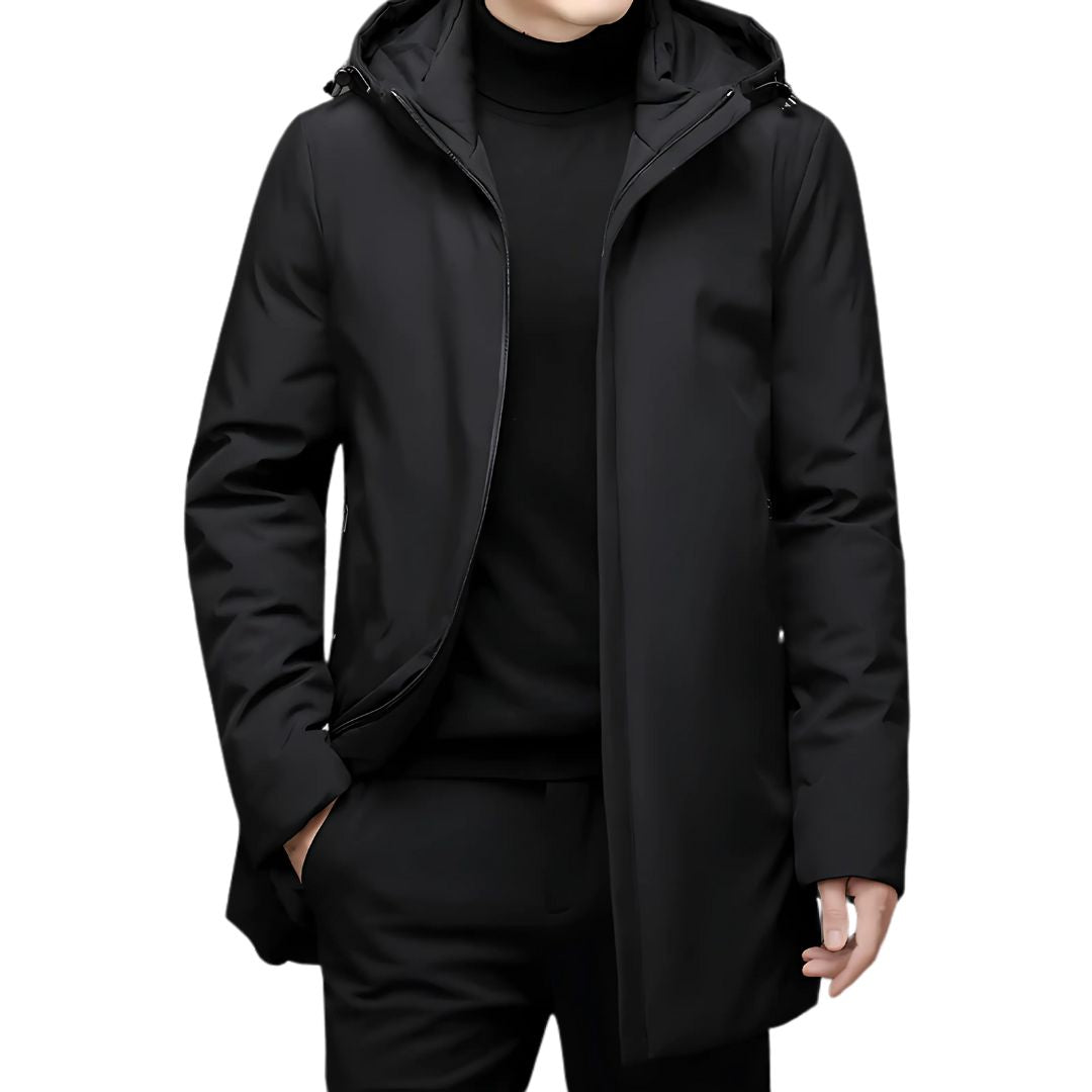 Men's Hooded Cotton-Padded Winter Jacket