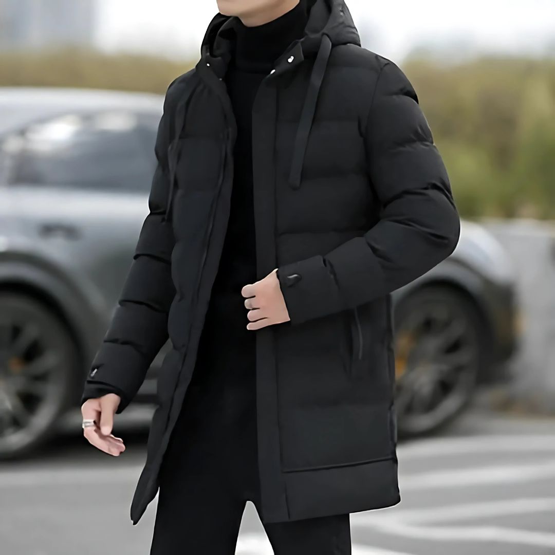 Men's Winter Hooded Puffer Coat