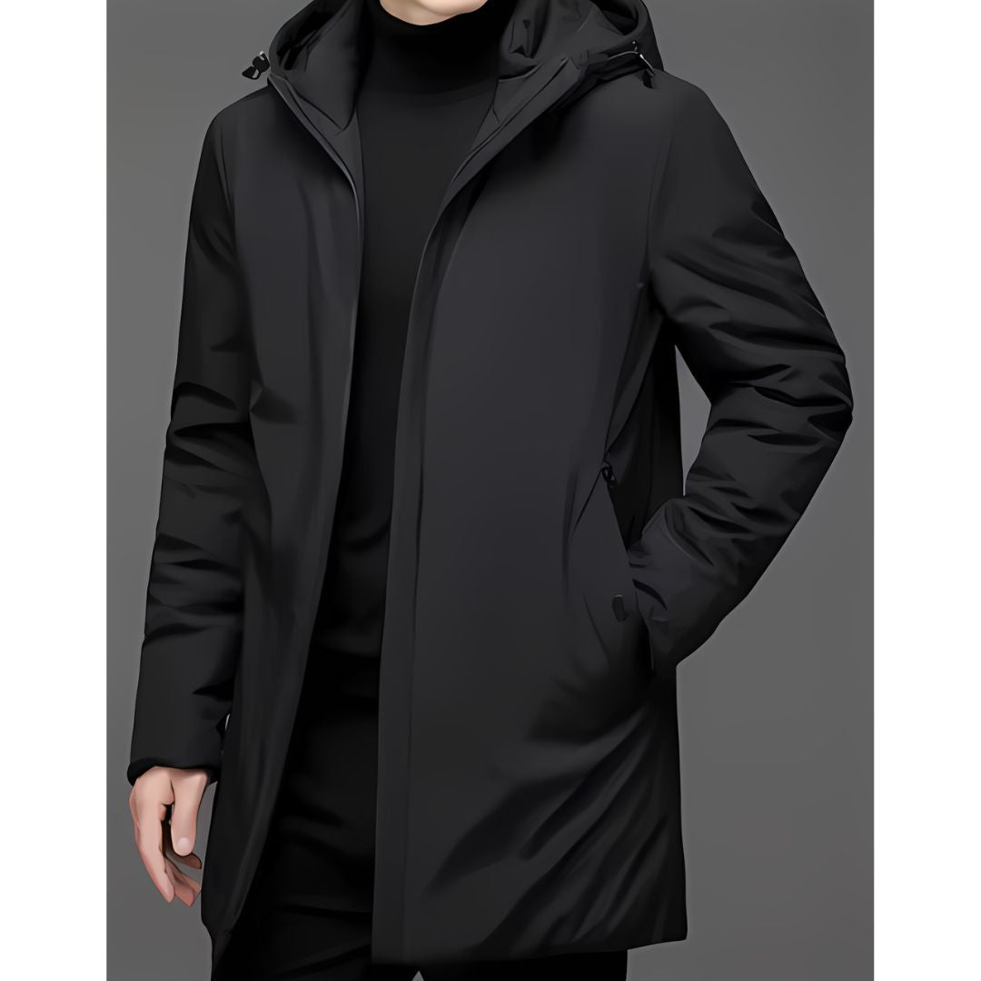 Men's Hooded Cotton-Padded Winter Jacket