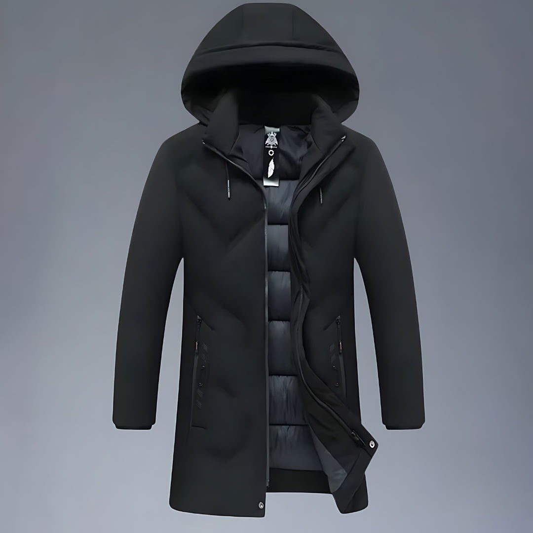 Men's Slim Fit Hooded Parka