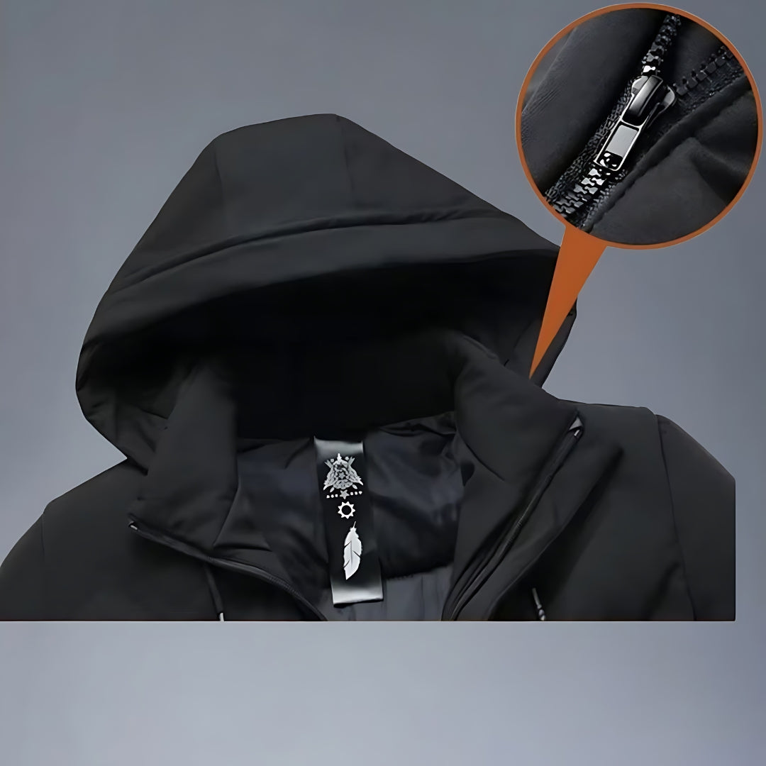 Men's Slim Fit Hooded Parka