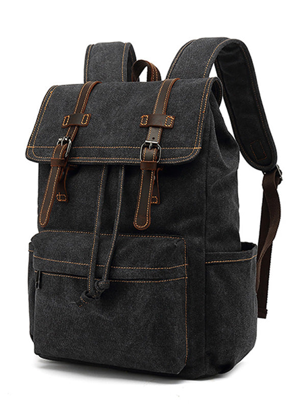 Casual outdoor travel bag canvas backpack