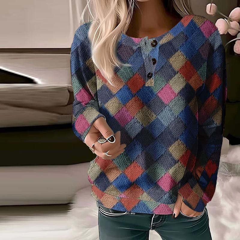 Button Accent Sweater