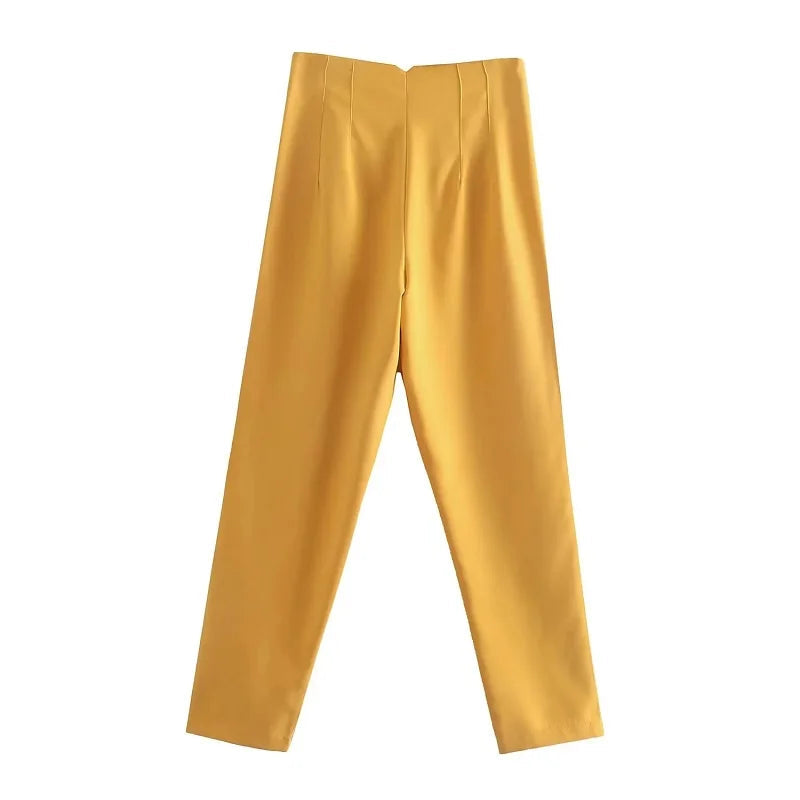 Claude™ - Elegant High-Waisted Trousers