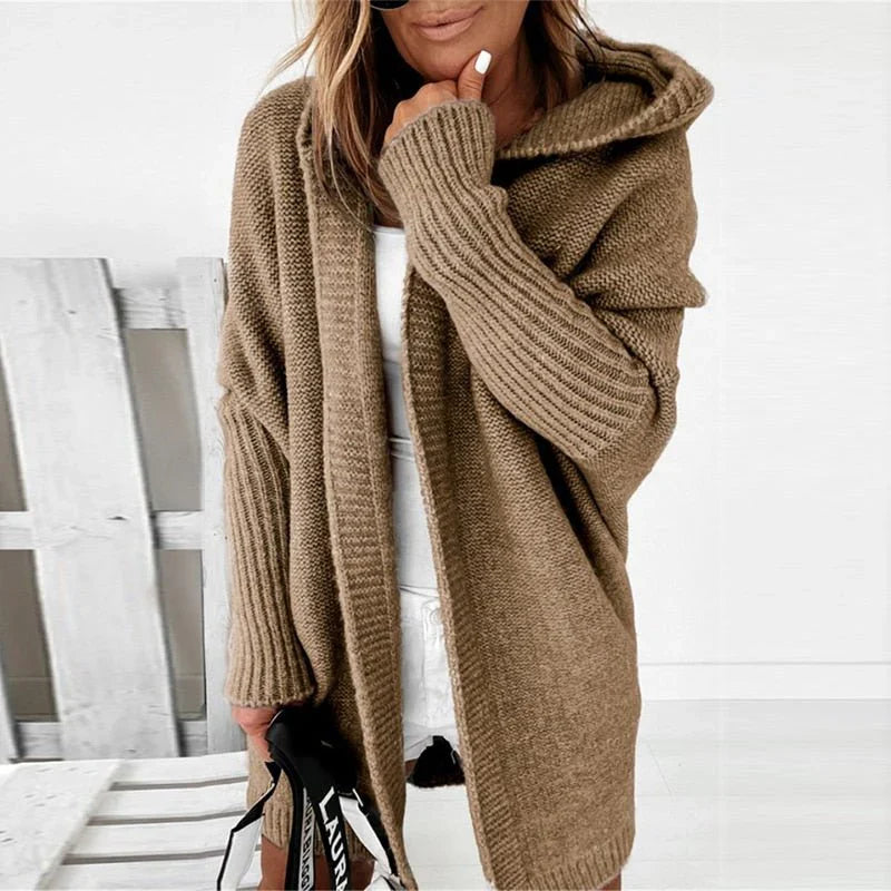 Irma™ - Oversized Hooded Cardigan Coat