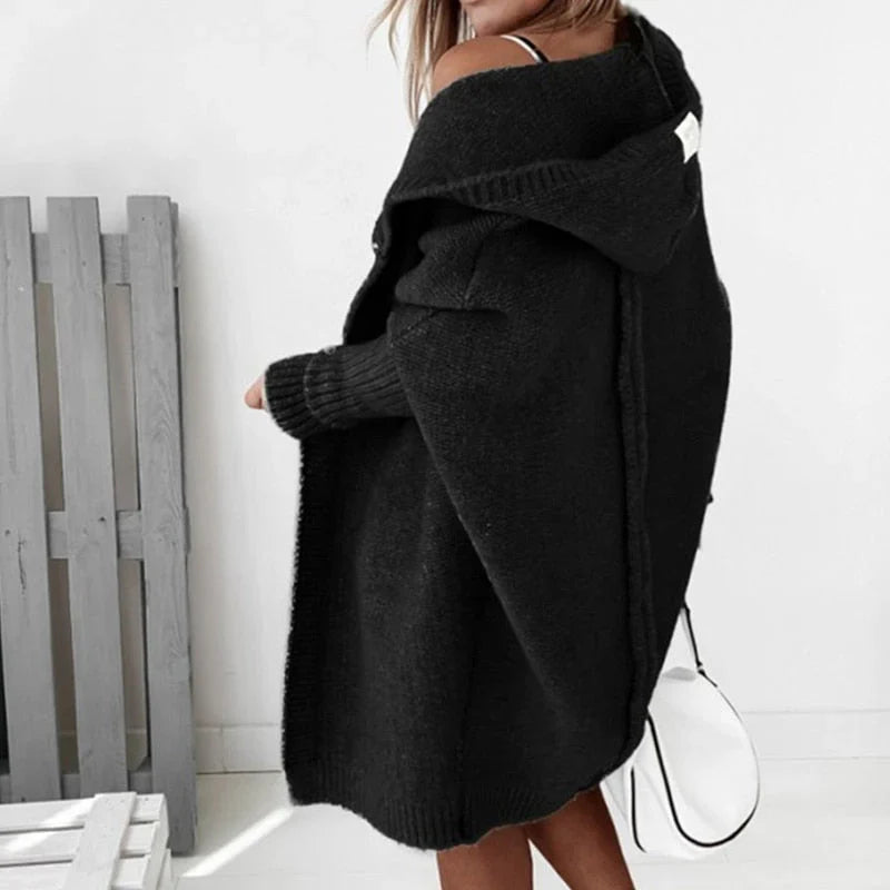 Irma™ - Oversized Hooded Cardigan Coat