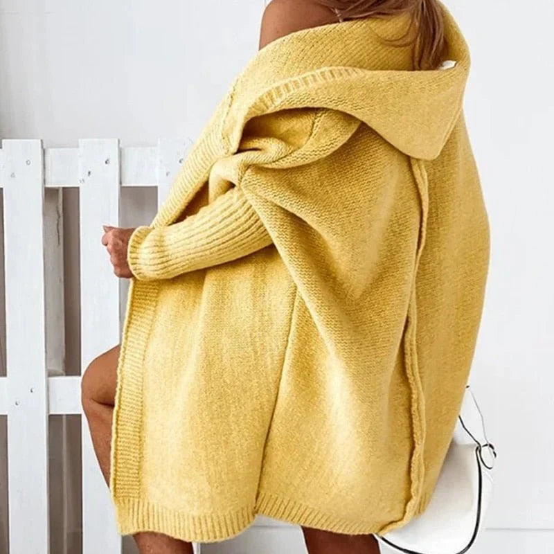 Irma™ - Oversized Hooded Cardigan Coat