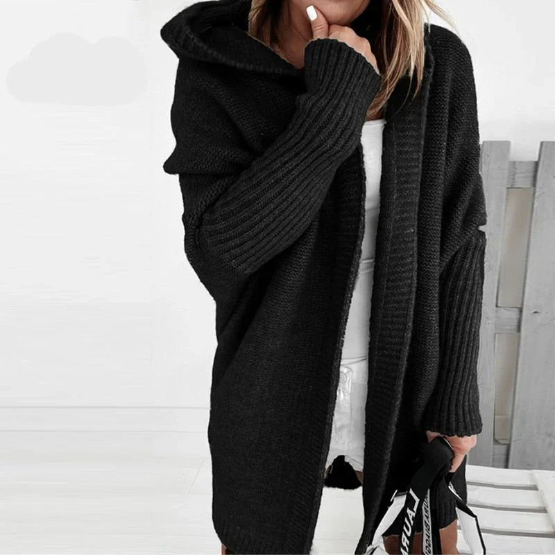 Irma™ - Oversized Hooded Cardigan Coat