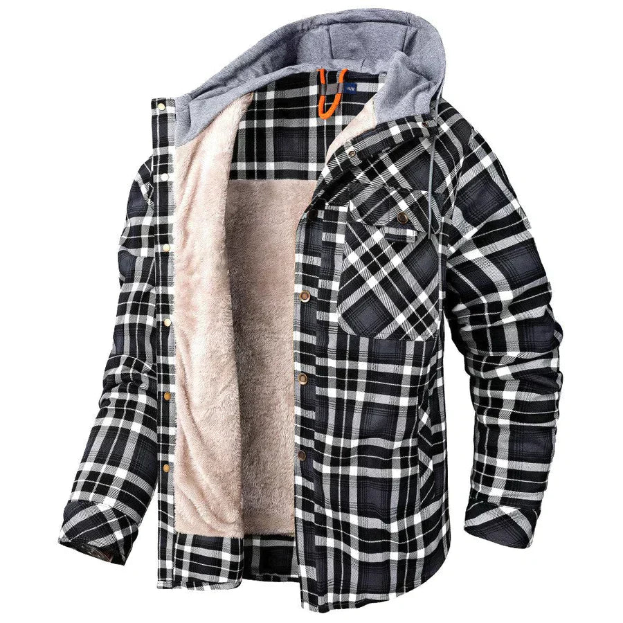 Winter flannel fleece jacket