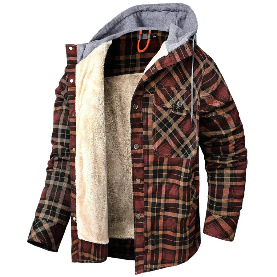 Winter flannel fleece jacket