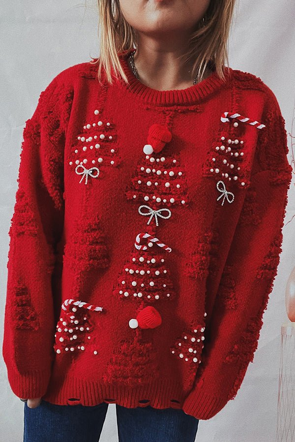 Christmas Pom-Pom Sweater