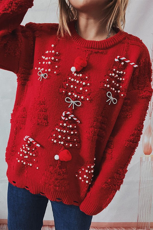 Christmas Pom-Pom Sweater