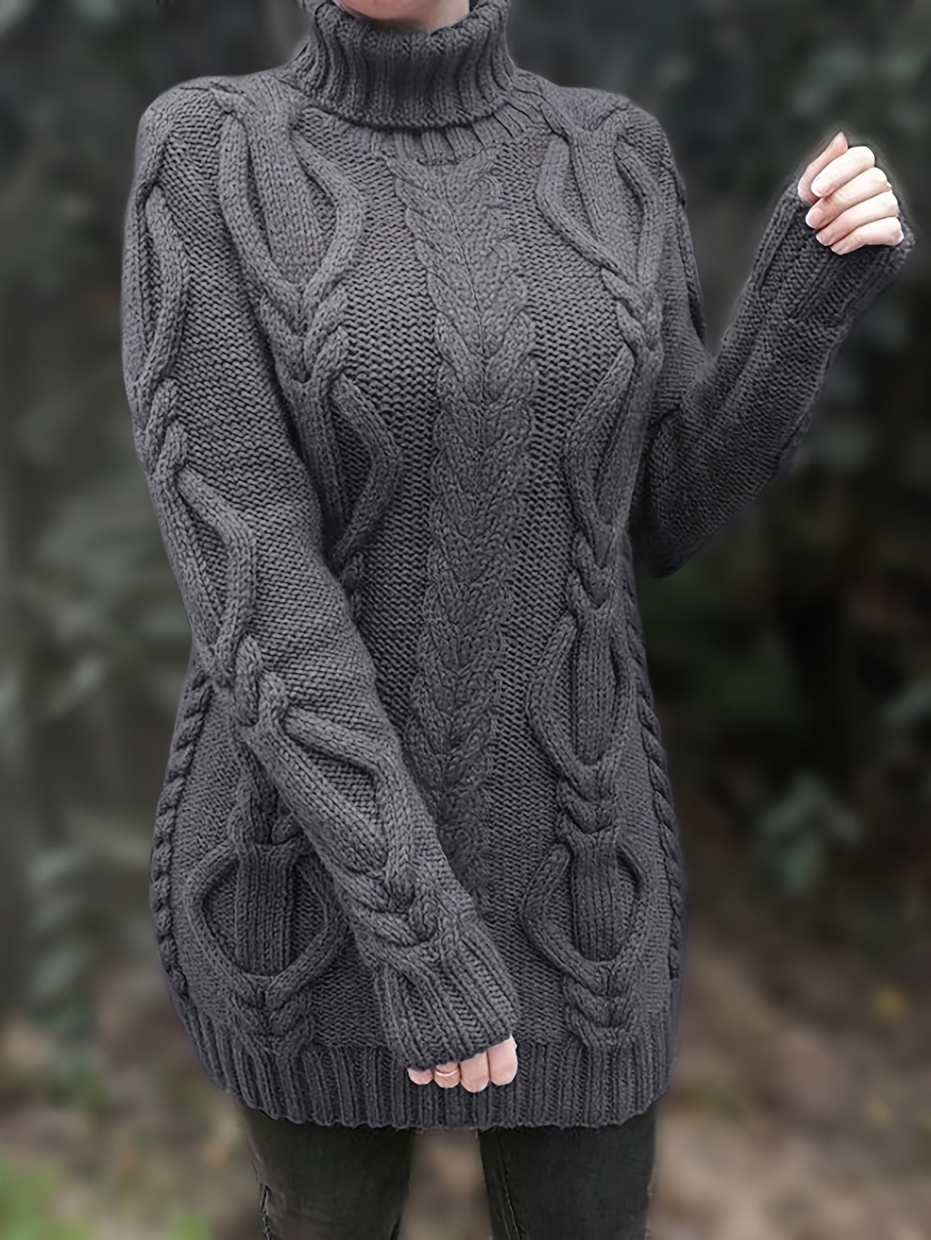 Chunky Cable Knit Sweater