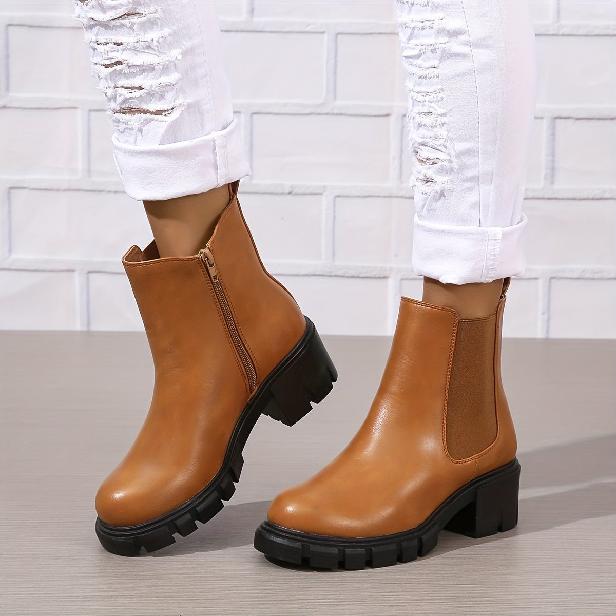 Chunky Sole Boots